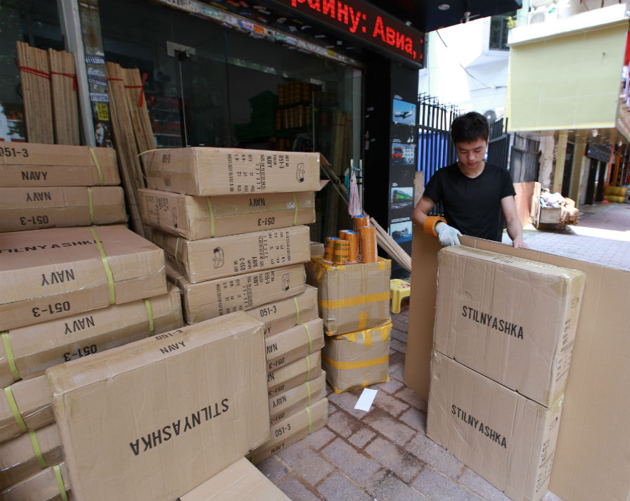 Фото отправки товара на Amazon