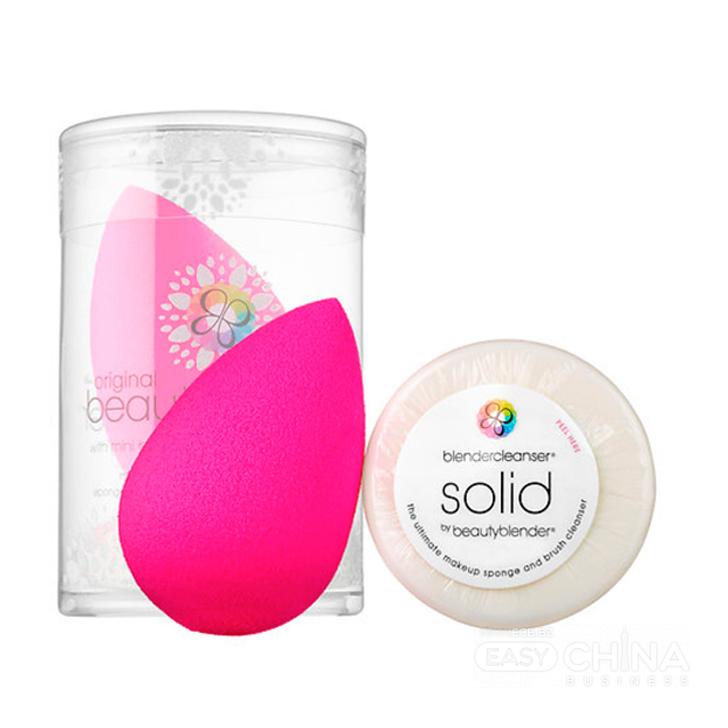 Спонж для нанесения макияжа Beauty Blender + Solid
