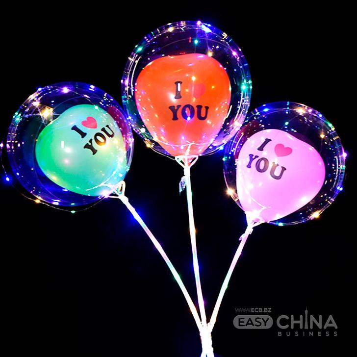 Светящиеся шары Бобо, led шарики Bobo 