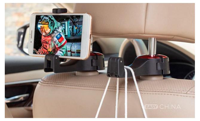 Автомобильный держатель на подголовник 2 в 1 Автомобильный держатель на подголовник 2 в 1