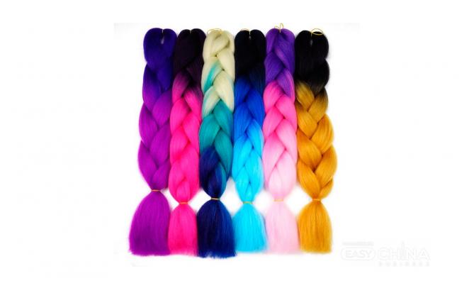 Канекалоновые цветные косички, Брейды