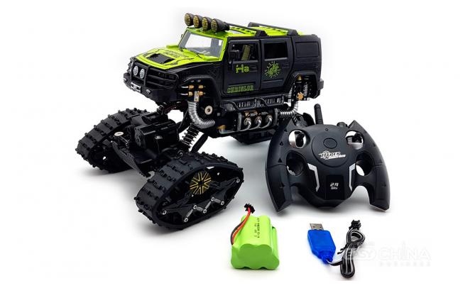 Машинка-вездеход с комплектом колес и гусениц Машинка-вездеход с комплектом колес и гусениц