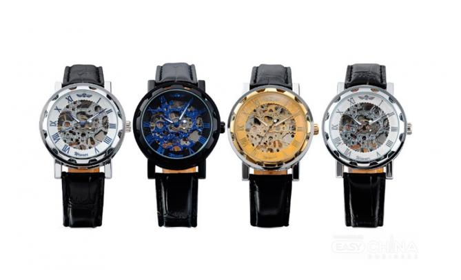 Мужские наручные часы Winner Skeleton механика автоподзавод