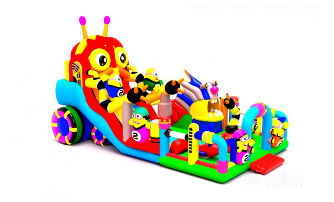 Фото товара Надувные аттракционы, горки, полосы препятствий