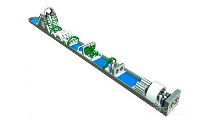 Надувные водные аттракционы и горки