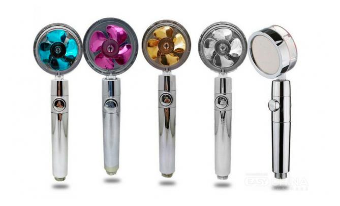 Турболейка. Лейка для душа с вентилятором. Насадка для душа с фильтром