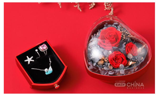 Фото товара Подарочная коробка сердце для бижутерии Фото товара Подарочная коробка сердце для бижутерии