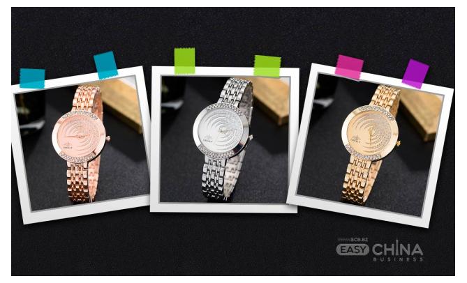 Женский подарочный набор с часами, браслетом, серьгами и кольцом Женский подарочный набор с часами, браслетом, серьгами и кольцом