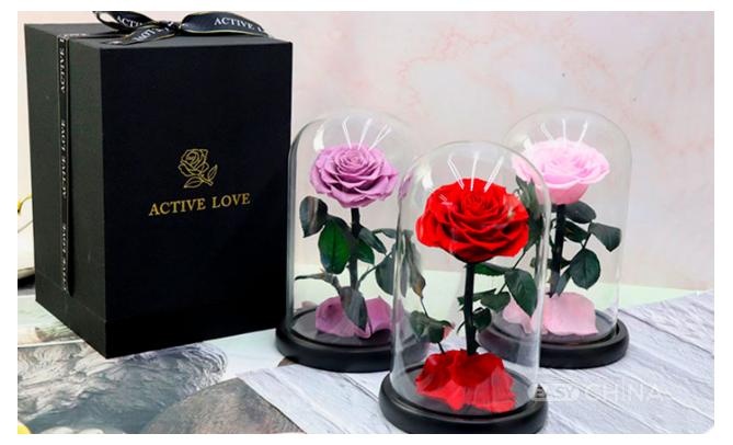 Вечная роза в колбе Вечная роза в колбе