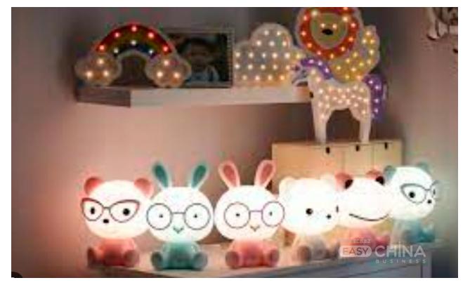 Фото товара Детские светильники ночники оптом в ассортименте