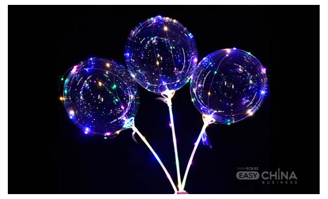 Фото товара Светящиеся шары Бобо, led шарики Bobo 