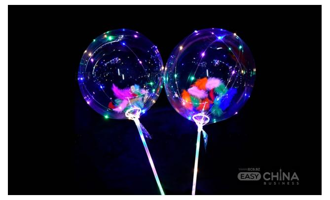 Фото товара Светящиеся шары Бобо, led шарики Bobo 