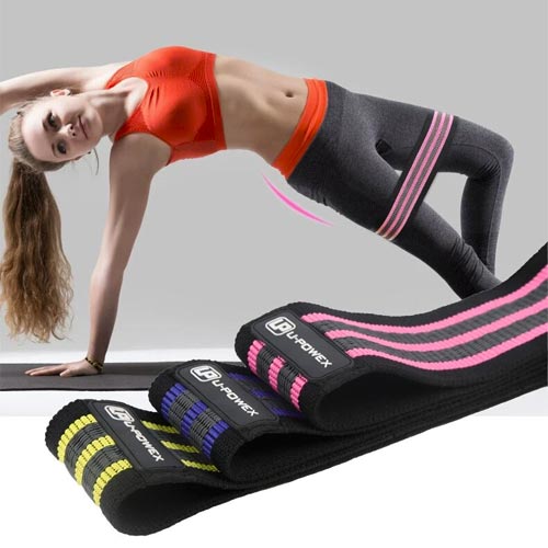 Тканевые фитнес-резинки U-Powex Pro Тканевые фитнес-резинки U-Powex Pro для занятий дома